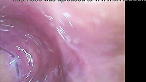 Real pussy orgasm with sperm in juice