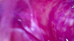 Real pussy orgasm with sperm in juice