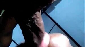 African Teen 18+ Slobbering on My Dick with Phat Lips