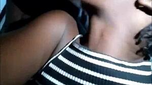 African Teen 18+ Slobbering on My Dick with Phat Lips