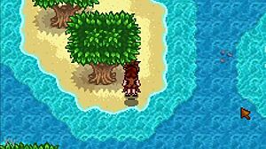 Scarlett rides in Stardew Valley mod