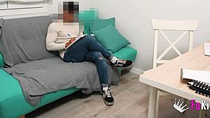 Lady Medusa Fucks Tutor Doggy Style First Time