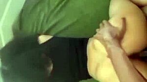 A girl with big ass was fucked by a huge dick