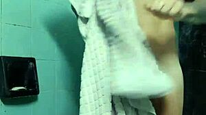 taking a shower with pierced nipples and tattoos