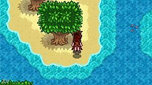 Scarlett rides in Stardew Valley mod