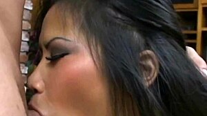 Hey babe, give me that Asian blowjob now!