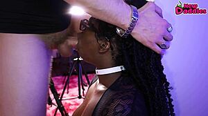 Black 28 ~ ebony beauty destroyed against a wall with intensity