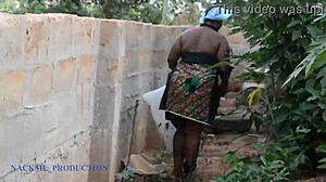 Damn, Lonely Guy Bangs BBW Picking Dirt!