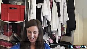 British Nurse Blows Cock In Hospital Threesome