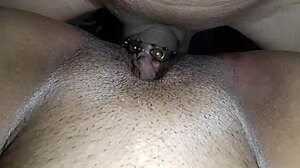 Pornstar gets ass fingered and creampied with monster cock