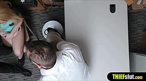 Dude Cuckolded As Guard Fucks GF Bent Over