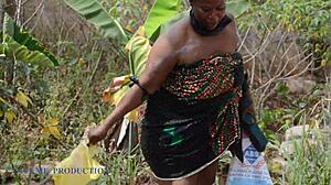 Damn, Lonely Guy Bangs BBW Picking Dirt!