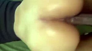 A girl with big ass was fucked by a huge dick
