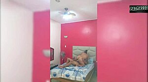 Masked Latina Accepts Hardcore Fuck Without Condom, Ending in Creampie in Hotel Room