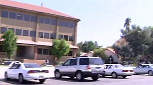 Kendra Devon, cute skinny blonde, rides cock and eats cum.