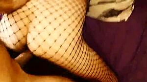 Rough fun in stockings