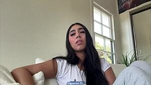 Violet Myers Dives Deep in Hot Interracial Casting Session