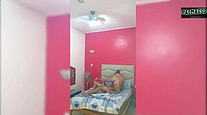 Masked Latina Accepts Hardcore Fuck Without Condom, Ending in Creampie in Hotel Room