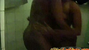 African Lesbians Nelly and Natasha Heat Up Bathroom Shower Scene