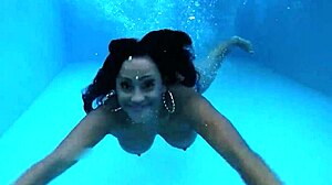 Maxine X shaves her sweet pussy before getting fucked by many cocks