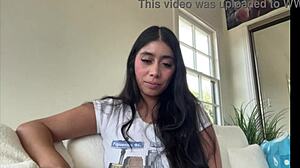 Violet Myers Dives Deep in Hot Interracial Casting Session