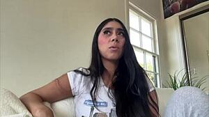 Violet Myers Dives Deep in Hot Interracial Casting Session