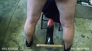 Deep Anal Mini Dildo Action!