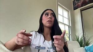 Violet Myers Dives Deep in Hot Interracial Casting Session