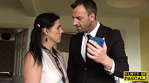 British Sub Whipped Before Deepthroat