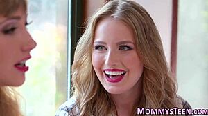 Teen tribbing milf for first time.