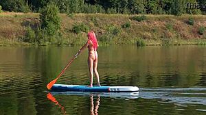 Hello and try on a pink micro bikini
