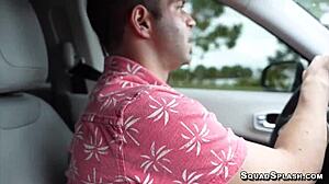 Milf mandy rhea enjoys facial and suck