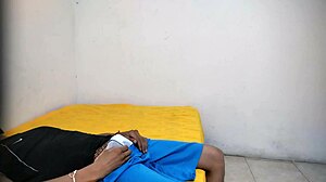 Young guy with good cock masturbating in his aunts room 😏