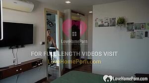 My hottie seduces me with big tits and nipples before missionary fucking.