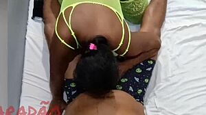 Latina MOANS LOUDLY on BIG COCK