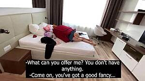 Stepsister Stuck in Suitcase with Boss and Babysitter