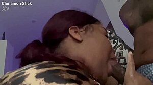Intense Emotions During Sloppy Blowjob Cum Bust