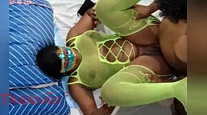 Latina MOANS LOUDLY on BIG COCK