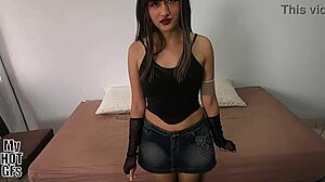 First casting experience for this teenage Latina babe