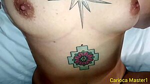 Latina teen enjoys big black cock to orgasm