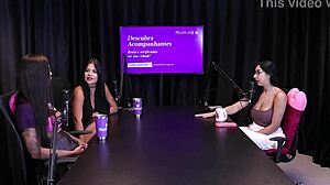 Latina Nerd Shows Tits And Pussy