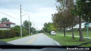 Milf mandy rhea enjoys facial and suck