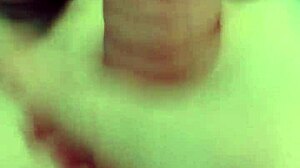 The sweet pleasure of relaxing masturbation, lying on the bed naked
