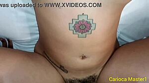 Latina teen enjoys big black cock to orgasm