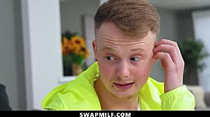 Stepmom’s curious to see stepsons’ dicks at Swapmilf!