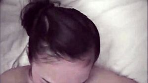 Wife lets husband fuck friend minh with big tits and cumshot