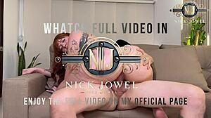 Stepsister khloee caught on webcam, bent over, pounded hard