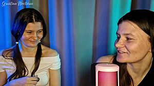 my twin sister elena came from moscow to visit