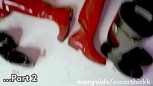 Daddy's Forbidden Boot Room with Schoolgirl in Heels