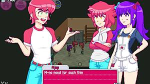 step sister and friend bang step bro in wild threesome